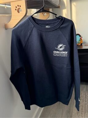 NFL Miami Dolphins navy crewneck sweatshirt